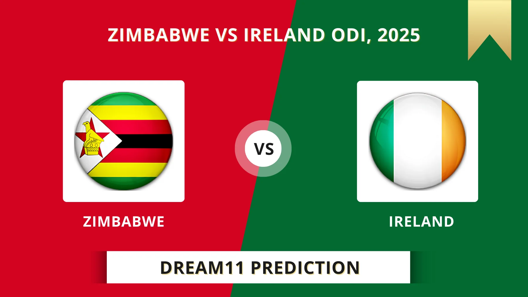 Zimbabwe vs Ireland 3rd ODI: Dream 11 Prediction